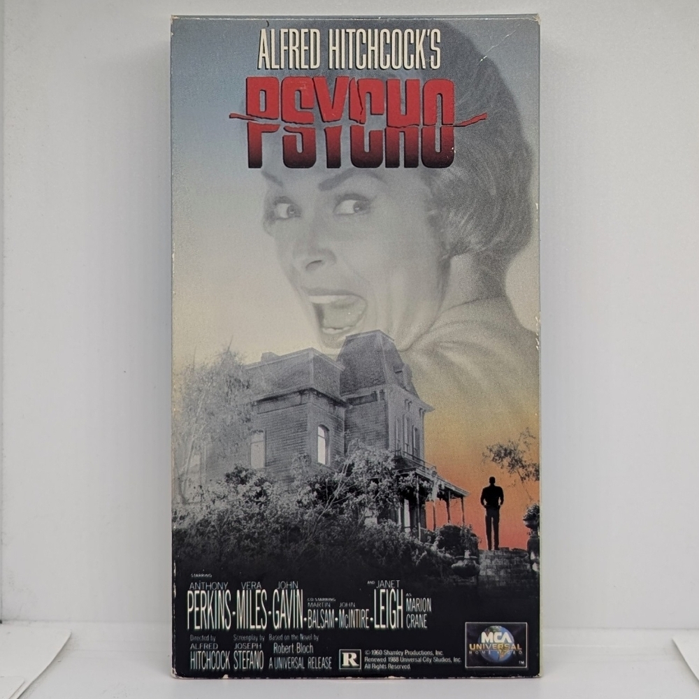 Alfred Hitchcock's Psycho (1960) VHS cassette movie